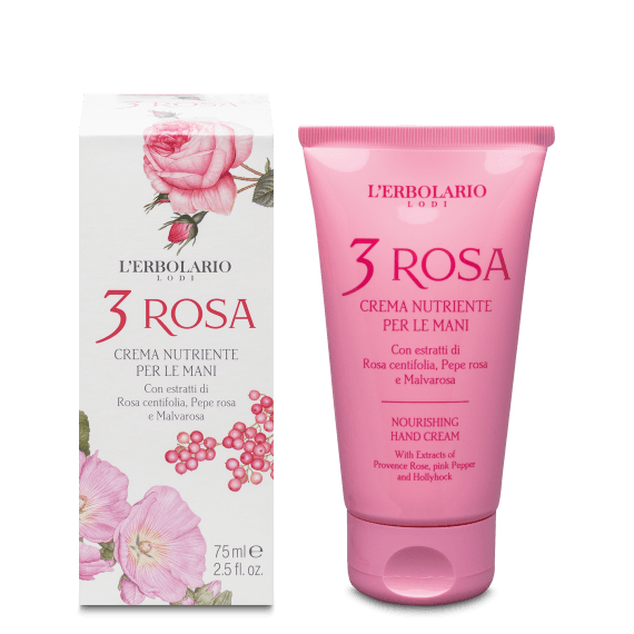 3 Rosa Crema Nutriente per le Mani 75 ml